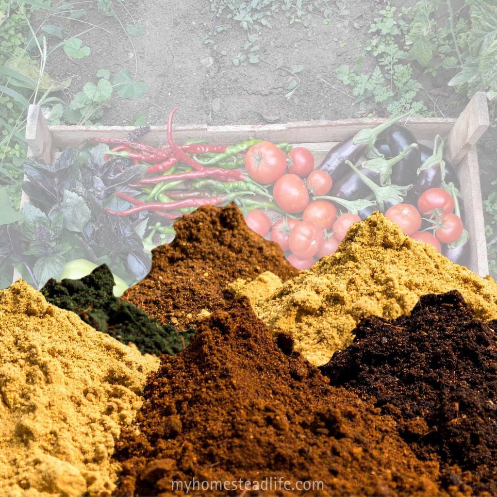 Different types of garden soil