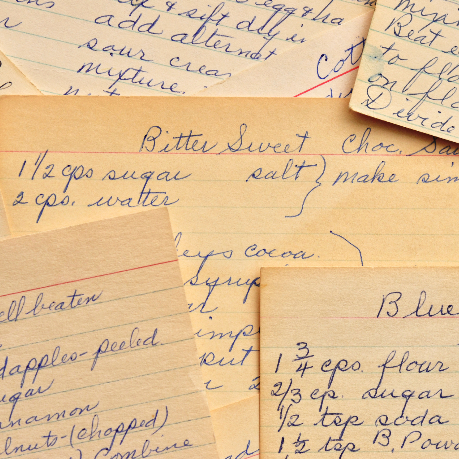 recipe cards for cooking